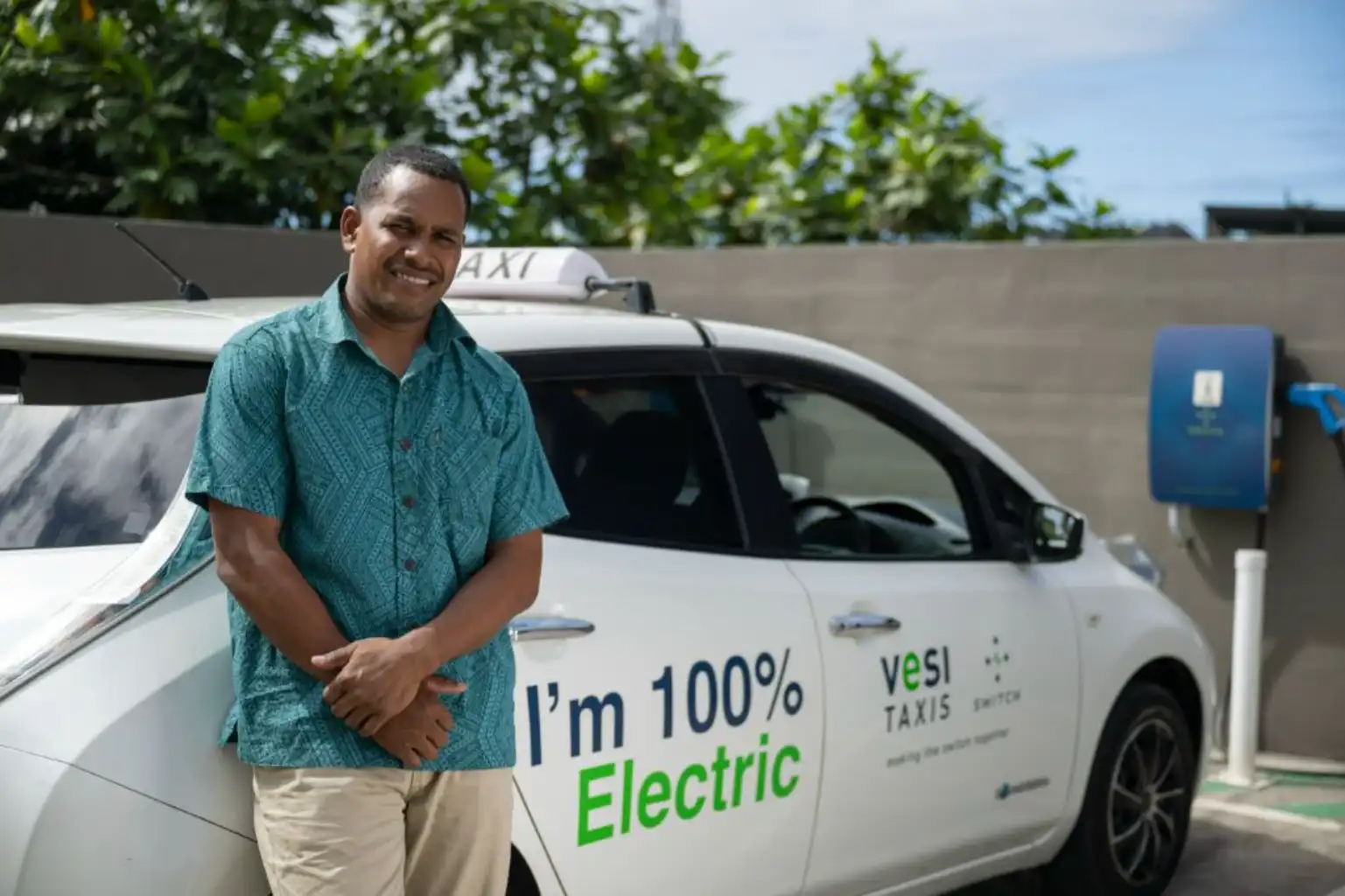 As part of our initial pilot projects to verify potential opportunities in the E-mobility sector, we deployed the region’s first E-Taxi in partnership with Vesi taxis